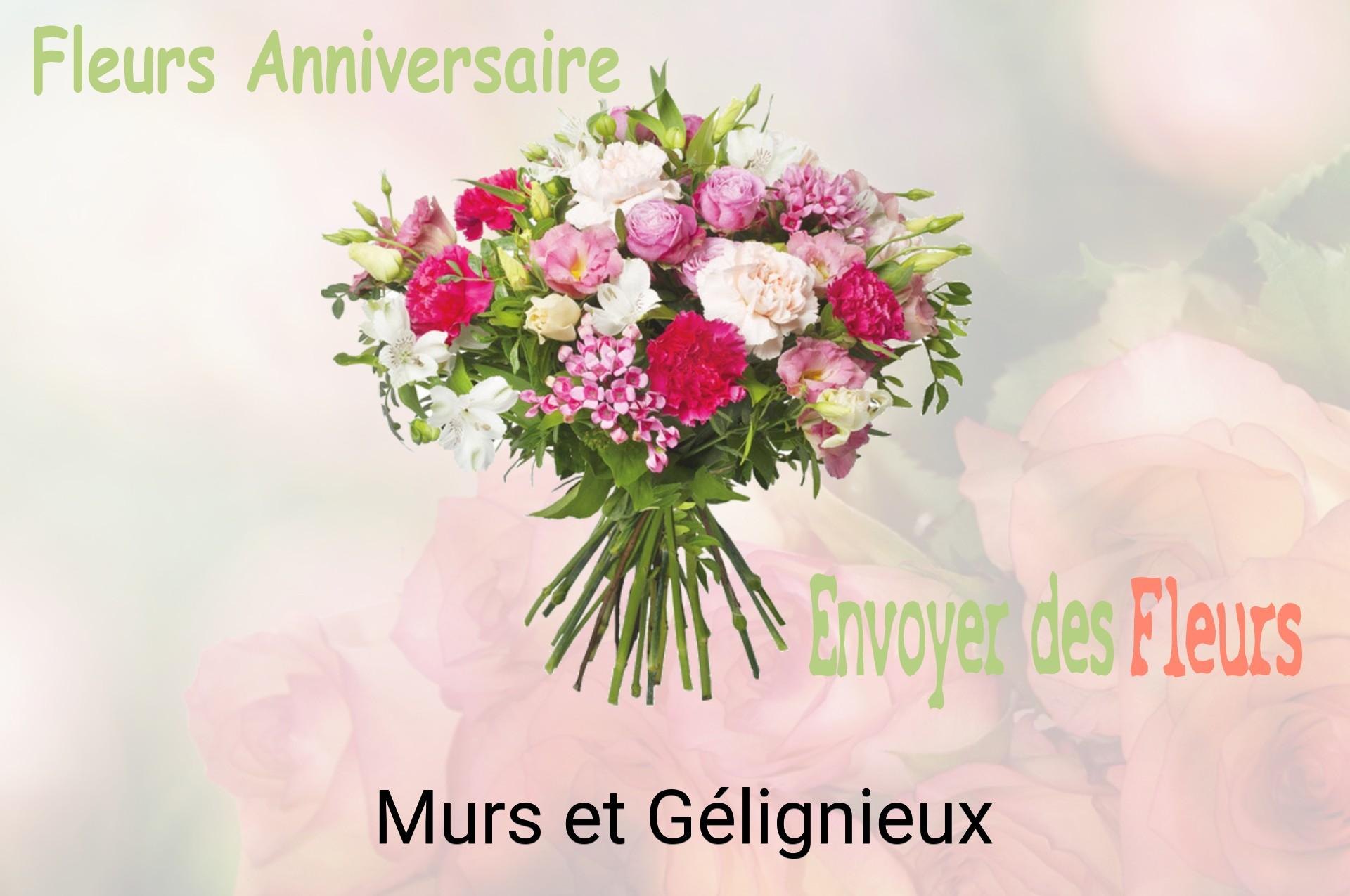 Bouquet de fleurs d’anniversaire livré à Murs-et-Gélignieux